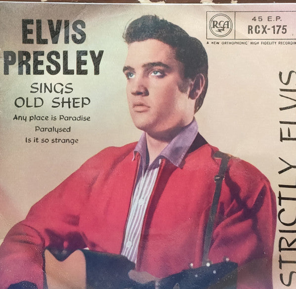 Elvis Presley – Strictly Elvis – 7" EP
