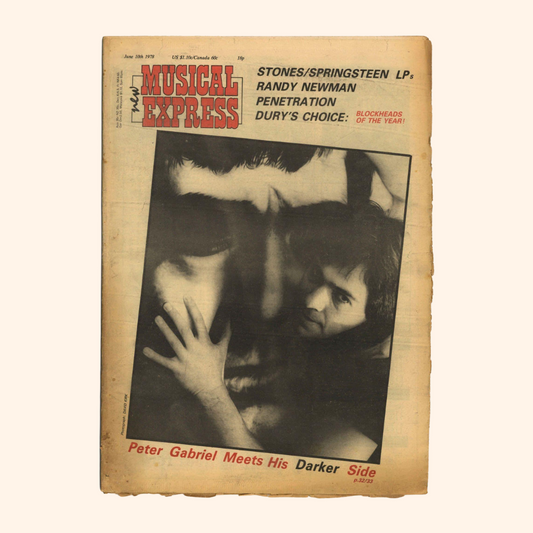 NME – 10 June 1978 (Peter Gabriel)