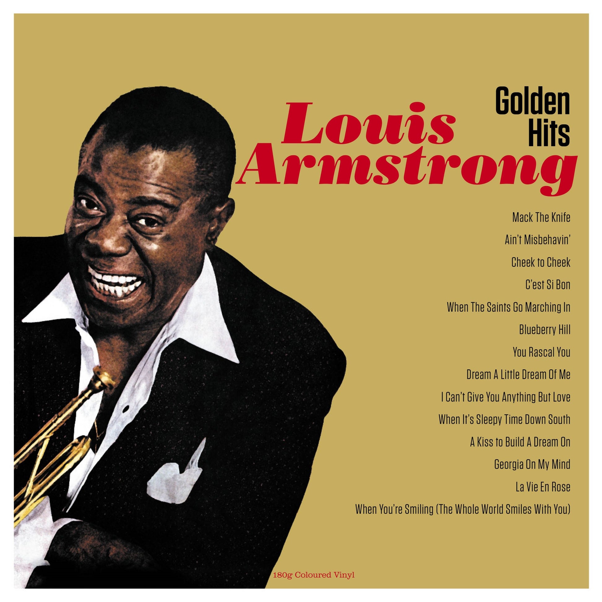 Louis Armstrong – Golden Hits – LP red vinyl