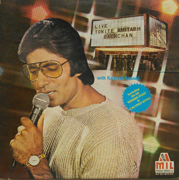 Amitabh Bachchan With Kalyanji-Anandji – Live Tonite – 2LP