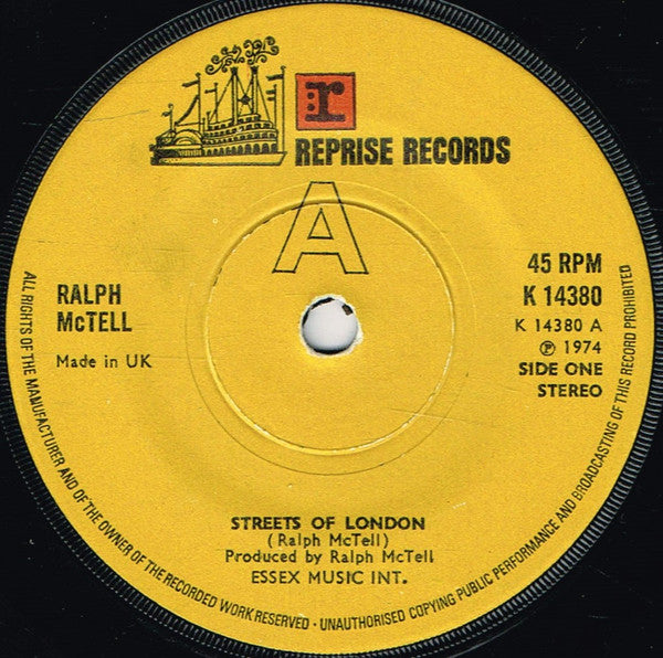 Ralph McTell – Streets of London – 7”