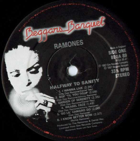 Ramones – Halfway To Sanity – LP