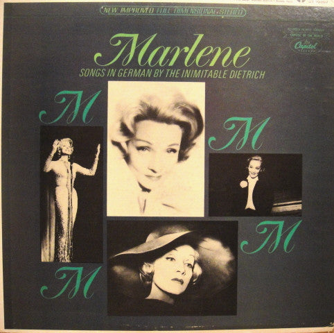 Marlene Dietrich – Songs In German By The Inimitable Dietrich – LP