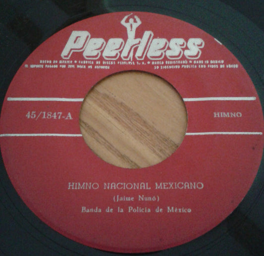 Banda De La Policia De México / Orquesta De Juan S. Garrido – Himno Nacional Mexicano / Zacatecas – 7"