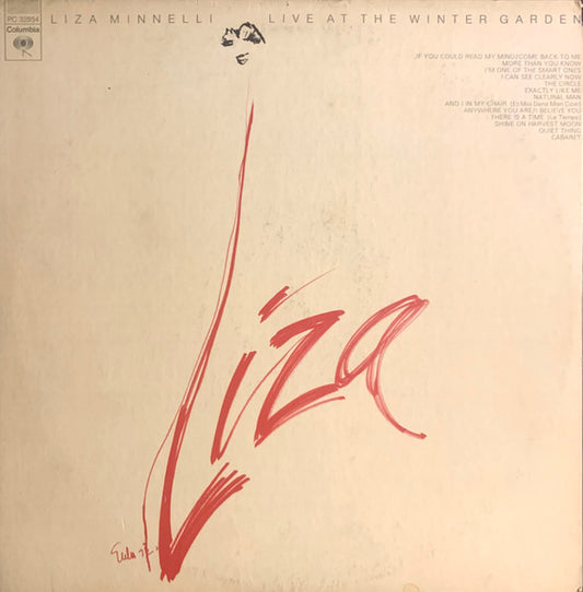 Liza Minnelli – Live At The Winter Garden – LP