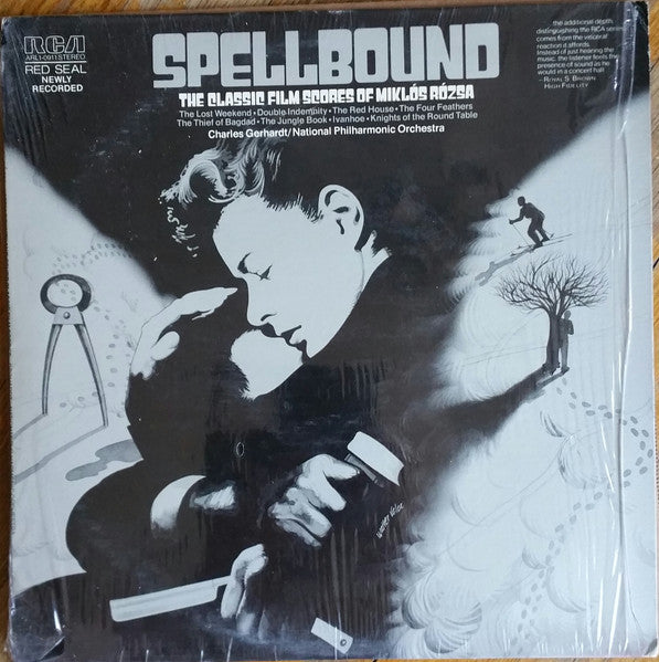 Miklós Rózsa, Charles Gerhardt, National Philharmonic Orchestra – Spellbound (The Classic Film Scores of Miklós Rózsa) – LP