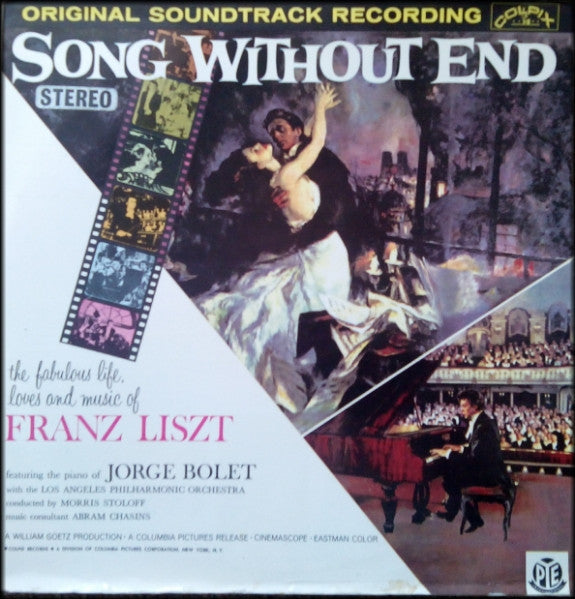 Jorge Bolet, Los Angeles Philharmonic Orchestra – Song Without End - Original Soundtrack Recording – LP