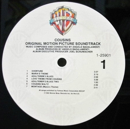 Angelo Badalamenti – Cousins (Original Motion Picture Soundtrack) – LP