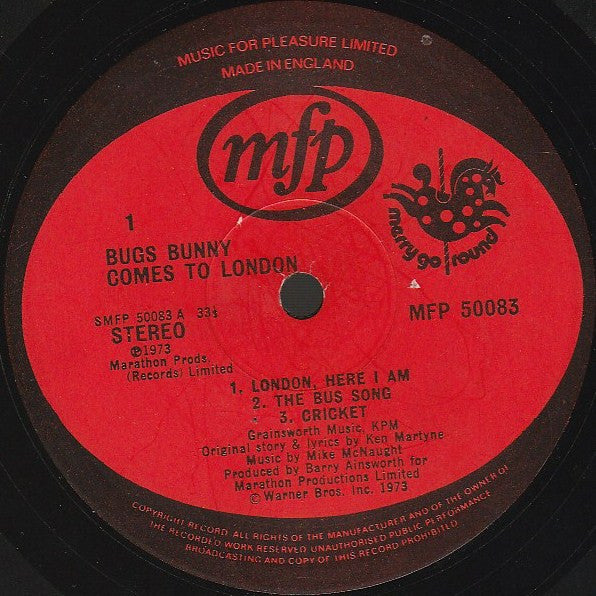 Bugs Bunny – Bugs Bunny Comes To London – LP