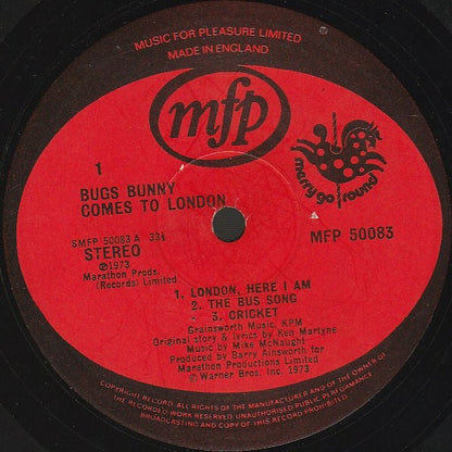 Bugs Bunny – Bugs Bunny Comes To London – LP