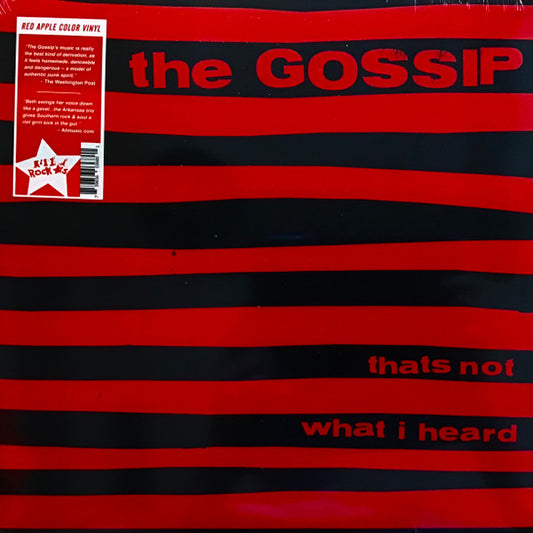 Gossip – That's Not What I Heard – LP red vinyl