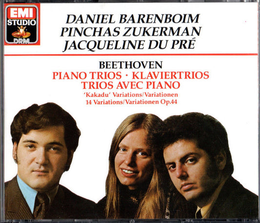 Daniel Barenboim, Pinchas Zukerman, Jacqueline Du Pré - Ludwig van Beethoven – Piano Trios – 3CD