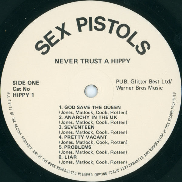 Sex Pistols – Never Trust A Hippy – LP
