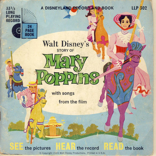 Robie Lester – Story of Mary Poppins – 7” + storybook
