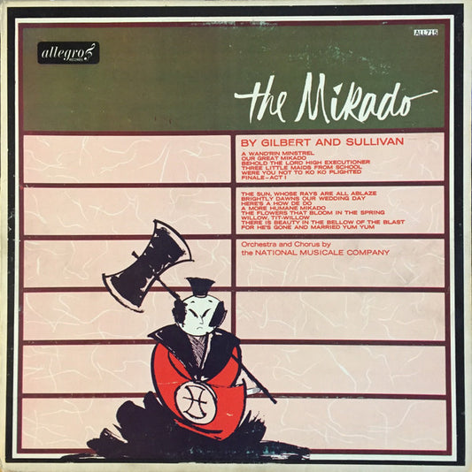 Gilbert & Sullivan, The National Musicale Company – The Mikado – LP