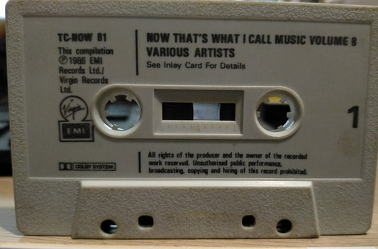 Various – Now That's What I Call Music! 8 – Cassette
