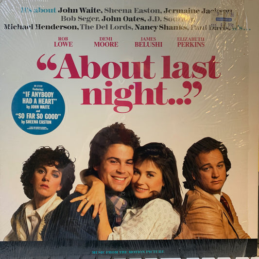 Various – "About Last Night..." (Music From The Motion Picture) – LP