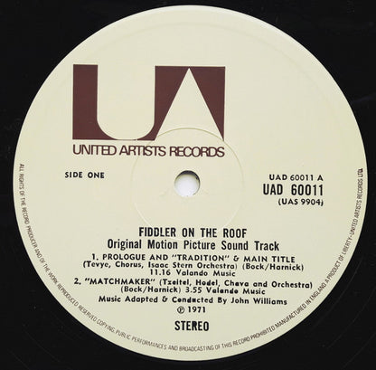 John Williams – Fiddler On The Roof (Original Soundtrack) – 2LP