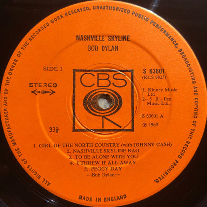Bob Dylan – Nashville Skyline