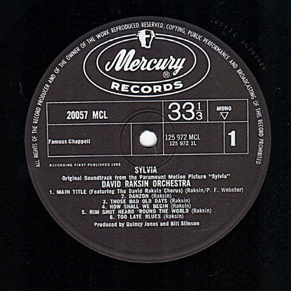 David Raksin Orchestra – Sylvia – LP