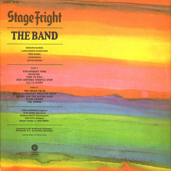 The Band – Stage Fright – LP