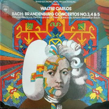 Wendy Carlos, Johann Sebastian Bach – Brandenburg Concertos Nos. 3, 4 & 5 – LP