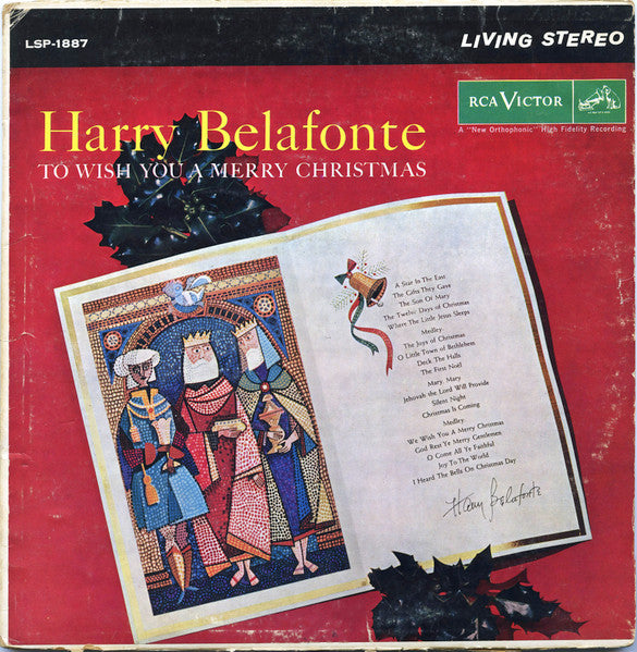 Harry Belafonte – To Wish You A Merry Christmas – LP