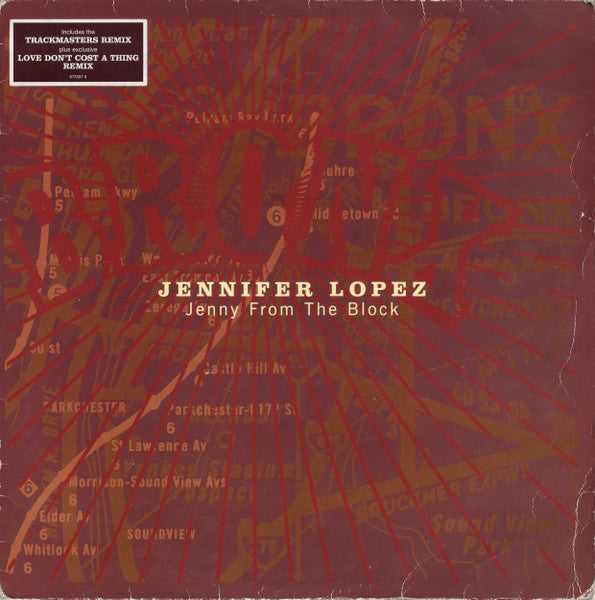 Jennifer Lopez – Jenny From The Block – 12"
