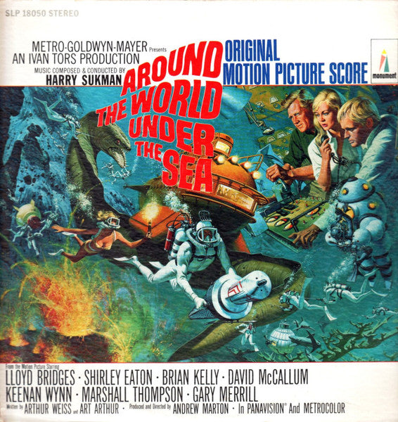 Harry Sukman – Around The World Under The Sea - Original Motion Picture Score – LP