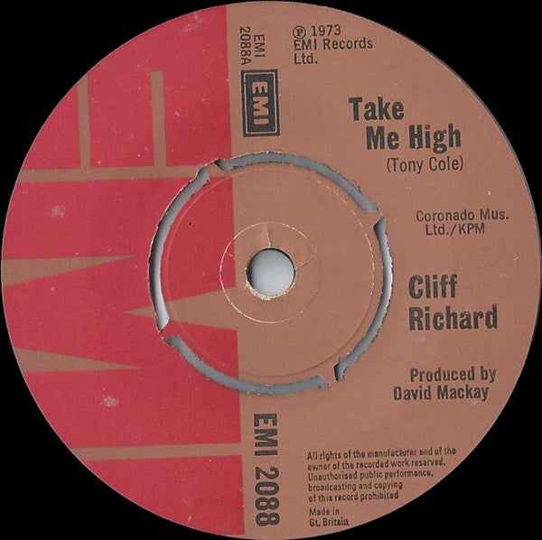 Cliff Richard – Take Me High – 7”