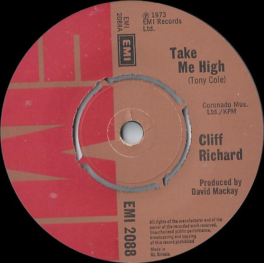 Cliff Richard – Take Me High – 7”