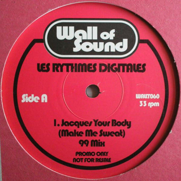Les Rythmes Digitales – Jacques Your Body (Make Me Sweat) – 12” promo