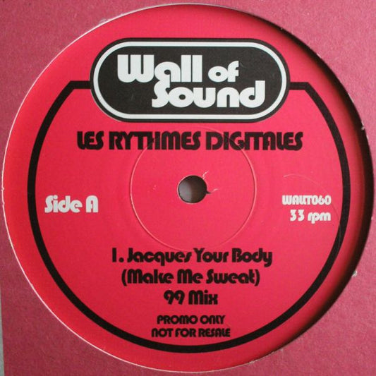 Les Rythmes Digitales – Jacques Your Body (Make Me Sweat) – 12” promo