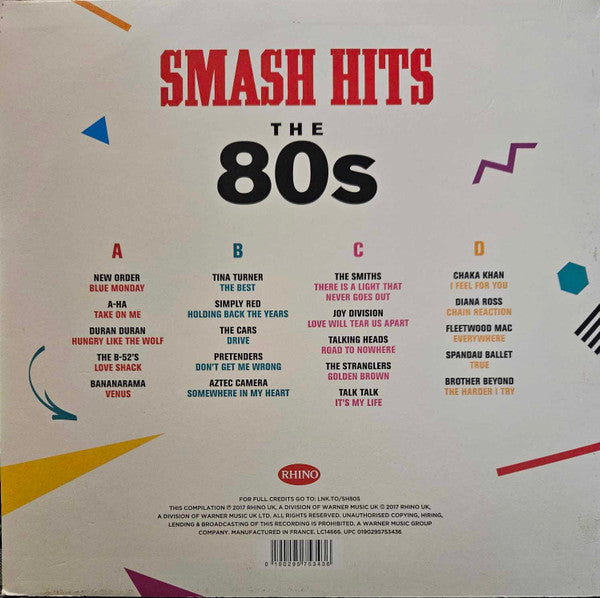 Various – Smash Hits – The 80s – 2LP