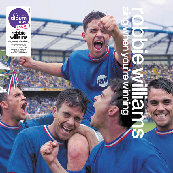 Robbie Williams – Sing When You're Winning – 2LP red & blue vinyl