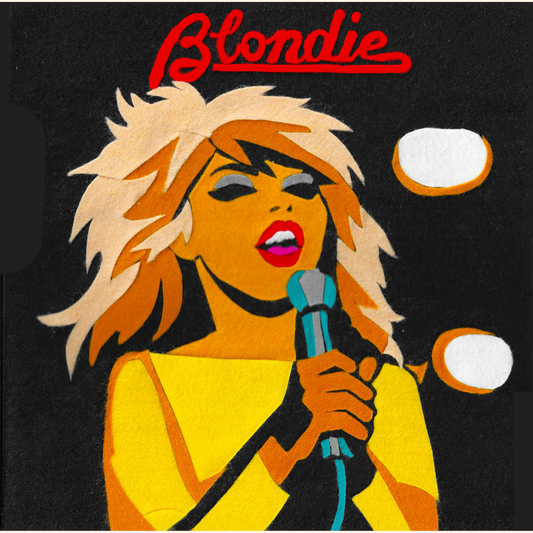 Ladypat – Blondie – 12" fuzzy felt artwork