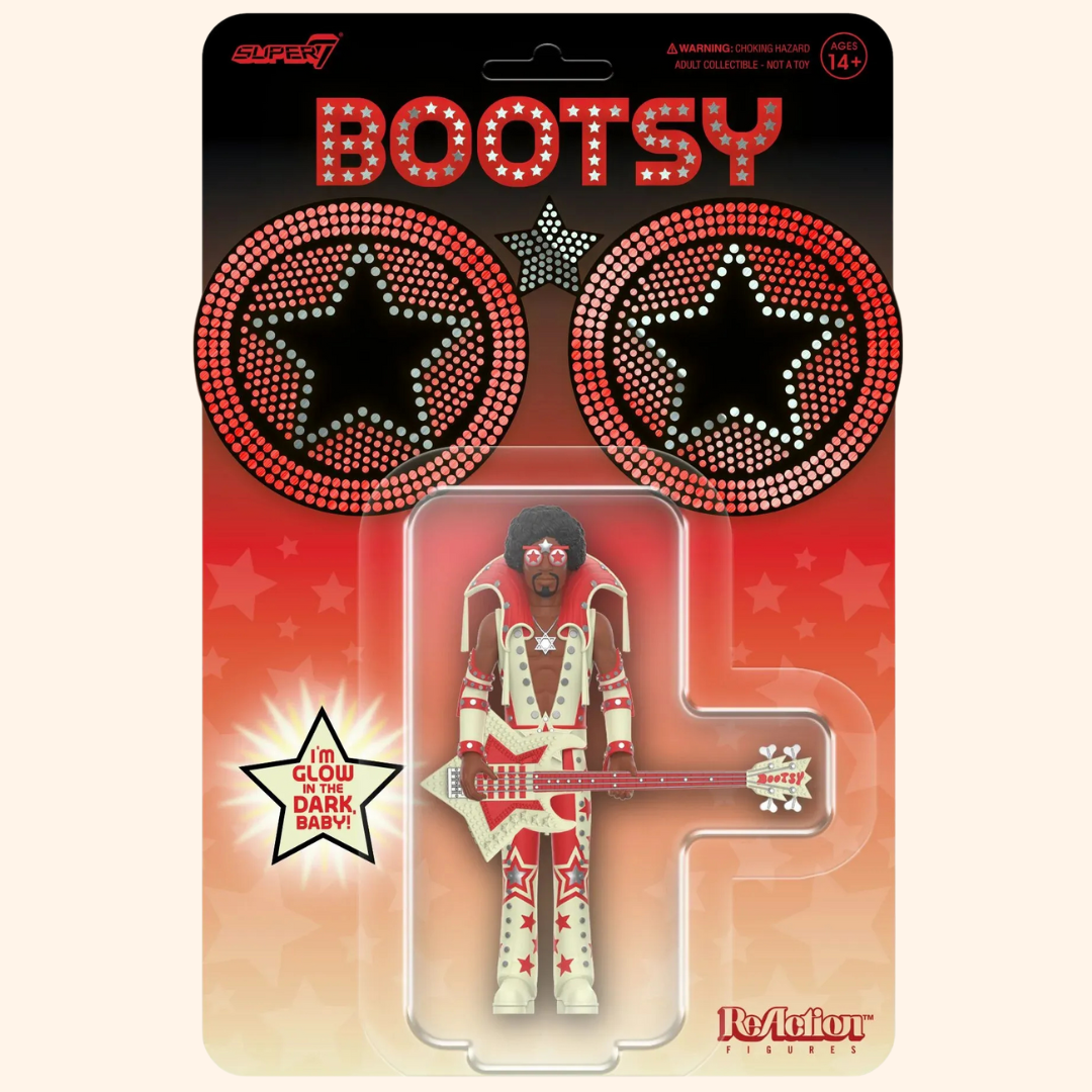 Bootsy Collins Glow in the Dark ReAction Figure