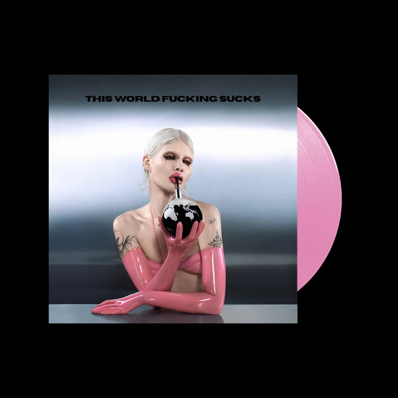 Cassyette – This World Fucking Sucks – LP pink vinyl