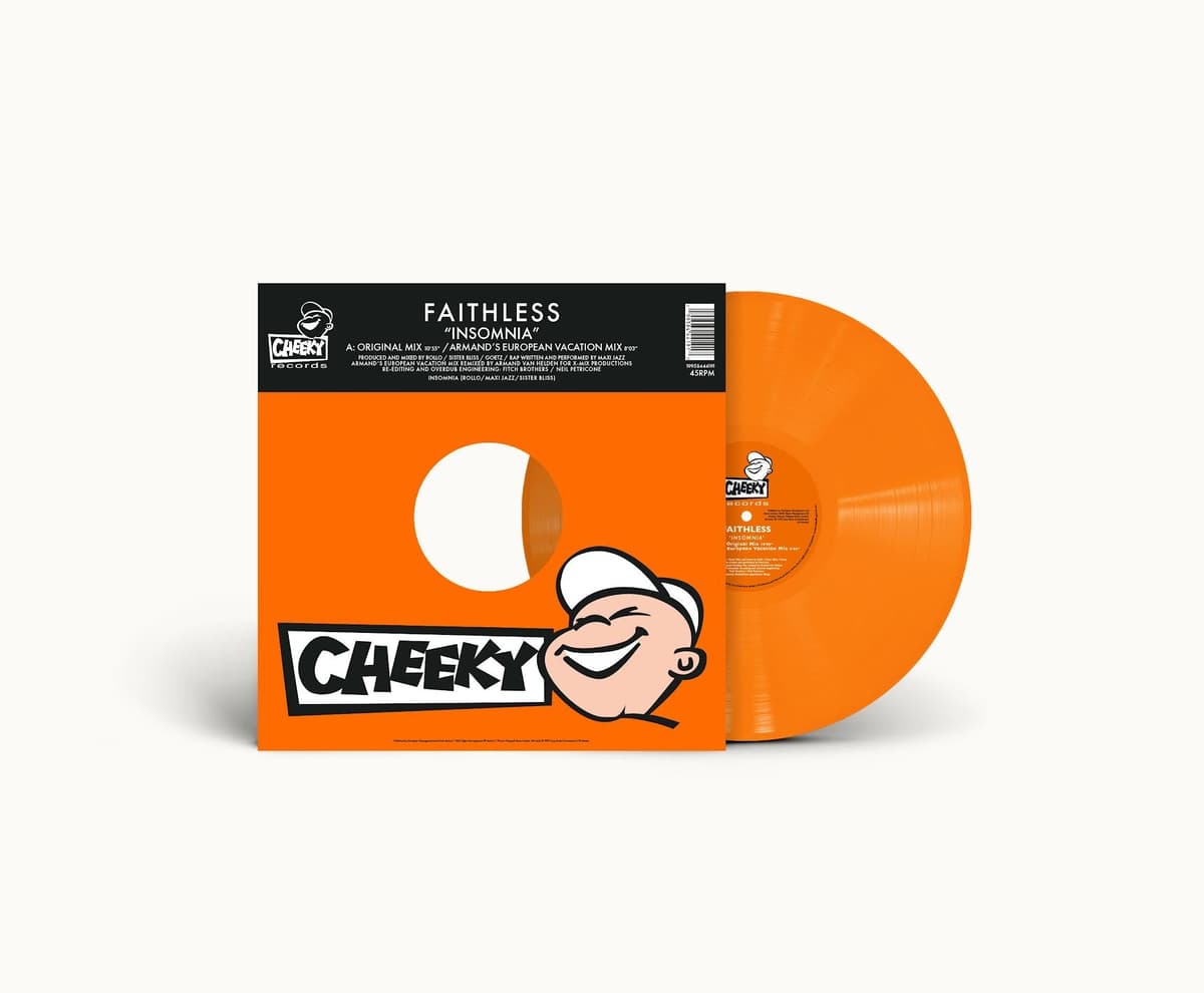 Faithless – Insomnia – 12" orange vinyl