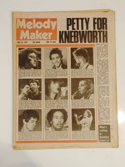 Melody Maker – 20 May 1978 (Petty For Knebworth)